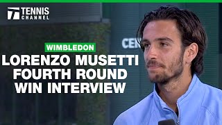 Lorenzo Musetti Reaches His First Grand Slam Quarterfinal  2024 Wimbledon Fourth Round [upl. by Congdon847]