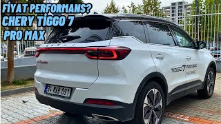 FİYAT PERFORMANS YENİ CHERY TİGGO 7 PRO MAX EXCEPTİONAL İNCELEME  OTOBAN POV SÜRÜŞ [upl. by Kralc602]