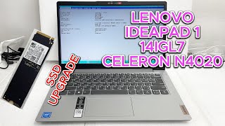 Lenovo IdeaPad 1 14IGL7 Celeron N4020 SSD UPGRADE  82V6004NAX [upl. by Stefano]