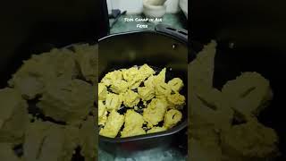 Roasting Soya Chaap in Air Fryer shorts airfryer soyachap [upl. by Lemrahc678]