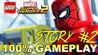 LEGO Marvel Superheroes 2  100 Story Free Roam Gameplay Level 2 [upl. by Led]