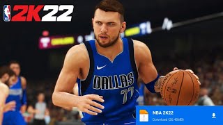 NBA 2K22 Android   Gameplay  D0wnload  Play Store Emulator [upl. by Drofnats]