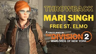 The Division 2 Throwback Mari Singh Legacy Manhunt Mission Gameplay [upl. by Taryn]