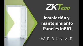 Webinar Instalación y Mantenimiento InBio 21 Jul 2015 [upl. by Gaye435]