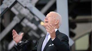 BUMBLING BIDEN US President delivers bizarre speech while spruiking infrastructure plan [upl. by Horbal]