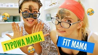 TYPOWA MAMA VS FIT MAMA  U KOSMETYCZKI 4 [upl. by Enaujed]