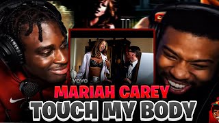 BabanTheKidd FIRST TIME reacting to Mariah Carey  Touch My Body Mariah is with a nerd [upl. by Ymmas]