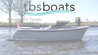 Primeur 615 Tender FULL VIDEO WALKTHROUGH [upl. by Layor]