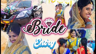 Bride Entry  Wedding Series  Wedding Season  vlog wedding Indian Wedding  bride youtube [upl. by Samuelson710]