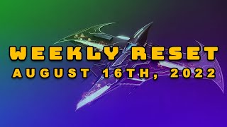 Destiny 2  FINAL Week Of The Season Double Playlist Rewards  Weekly Reset Guide August 9th 2022 [upl. by Asiil]