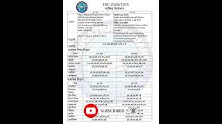 HSC 2425 Short syllabus hsc ssc2024 shortsfeed youtubeshorts [upl. by Eevets641]