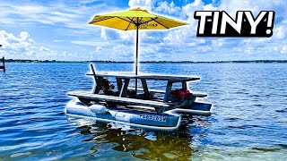 I Bought the Worlds SMALLEST Pontoon Boat [upl. by Nera]