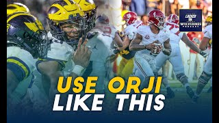 What the Alex Orji offense should look like and how USC compares to Michigan [upl. by Ahsytal]