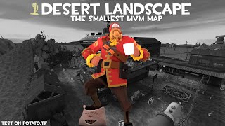 TF2 Desert Landscape  one of the smallest maps on MvM potatotf [upl. by Hance118]