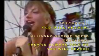 Gianna Nannini  America  Live 1985 English Lyrics on the Screen [upl. by Wiltshire]