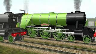 Flying Scotsman Steam Locomotives  Happy Easter [upl. by Nomaid584]