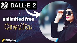 get unlimited free credits in dall e 2  now create unlimited AI image [upl. by Aneleve]