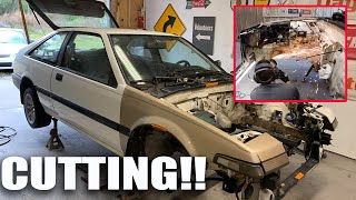 V8 Swapping a Honda Accord Here Is How The Motor Will Mount [upl. by Giacomo]