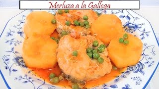 Merluza a la Gallega  Receta de Cocina en Familia [upl. by Keyek]