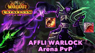 AFFLICTION WARLOCK PvP 2700  WoW Cataclysm [upl. by Wunder]