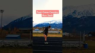 Postcross country track session running trackrunning speedwork shorts [upl. by Aneda370]