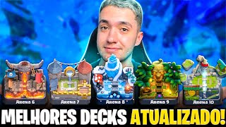 MELHOR DECK DA ARENA 6 ATÉ A ARENA 10 EM 2023 ATUALIZADO NO CLASH ROYALE [upl. by Htbazile]