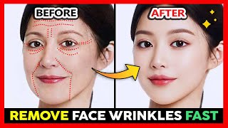 Remove Face Wrinkles Quickly  AntiAging Face Massage for Deep Wrinkles Look Younger [upl. by Ynitsed]