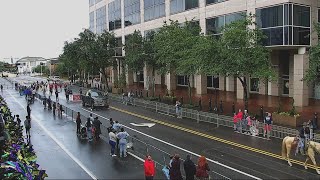 Mardi Gras 2024 Bayport Parading Society and Mystic DJ Riders in Downtown Mobile [upl. by Salomone487]