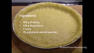 Pasta frolla senza lattosio  ricetta base [upl. by Ybeloc]