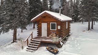 Cozy Lakeside Cabin  Rainbows in Winter [upl. by Nahtahoj]