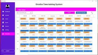 COMPLETE TIMETABLE GENERATOR WITH SOURCECODE  C [upl. by Marilyn788]