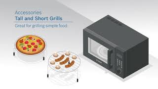 How to use Accessories of your Bosch Microwave Oven [upl. by Morgan585]