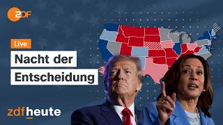 Live Harris vs Trump  Wer liegt vorn  USWahl 2024 [upl. by Correna]