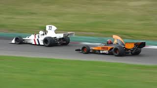 Historic F1 Cars Racing at Brands Hatch [upl. by Otrebmal]