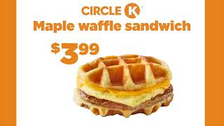 Breakfast at Circle K circlek waffle riseandgrind [upl. by Areema73]