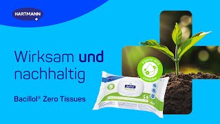 Bacillol® Zero Tissues Die nachhaltige Zukunft der Flächendesinfektion [upl. by Ravert]