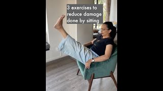 Exercises to reduce damage done by sitting [upl. by Derron]