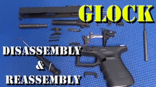 Full Disassembly and Reassembly of a Glock Pistol [upl. by Mattie483]