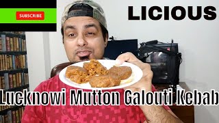 Licious  Lucknowi Mutton Galouti Kebab CookingTasting [upl. by Publia937]