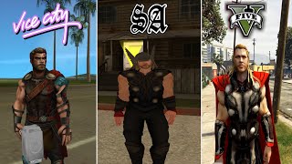 Thor in GTA Games Evolution [upl. by Estas762]