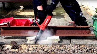 HILTI DX 460 Over driving into concrete slab nail gun accident [upl. by Hemingway]