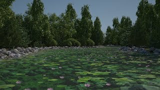 Itoo Forest tutorial  Learn How to Create Realistic Water Lake in 15 minutes with 3Ds max [upl. by Morgun]