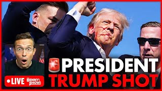 🚨 PRESIDENT TRUMP SHOT 🚨 Trump Survives Assassination Attempt Bleeding From Face  LIVE UPDATES [upl. by Letsyrc]