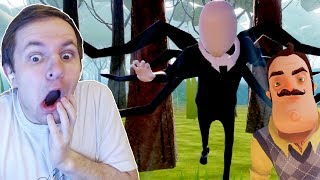 ПРИВЕТ СОСЕД мод Слендермен  Hello Neighbor mod Slenderman Forest [upl. by Inail924]