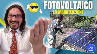 COME PULIRE I PANNELLI FOTOVOLTAICI  Fai da te [upl. by Rosenkrantz]