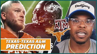 Texas Longhorns vs Texas AampM Aggies PREDICTIONS  College Football Week 14 Picks [upl. by Ogilvie286]