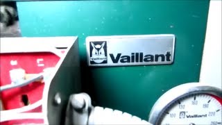 BECKET OIL BURNERvaillant oil fired boiler cleaning  rear bird [upl. by Bevan]