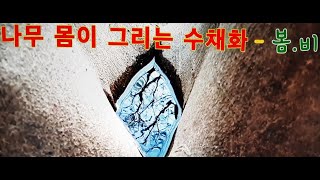 나무 몸이 그리는 수채화  봄비 [upl. by Veleda]