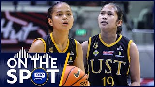 Coach Haydee Ong Karylle Sierba Amby Ambos lead UST to a solid start in Season 87  OSOnTheSpot [upl. by Inahet]