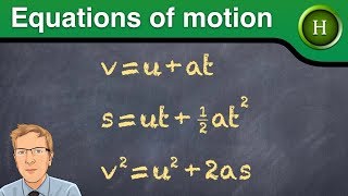 Equations of motion Higher Physics [upl. by Kimbell]